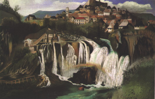 Wasserfall bei Jajce 1903